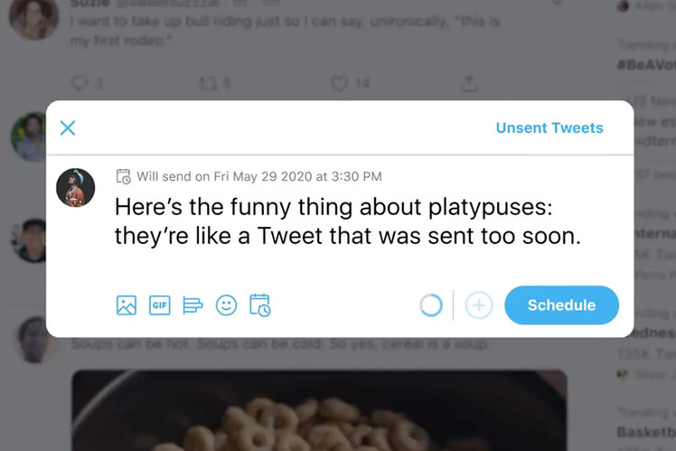 New Twitter features: How to save a tweet draft and schedule a tweet