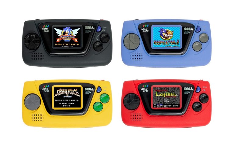 Sega announces the Game Gear Micro, four tiny retro consoles each with different games
