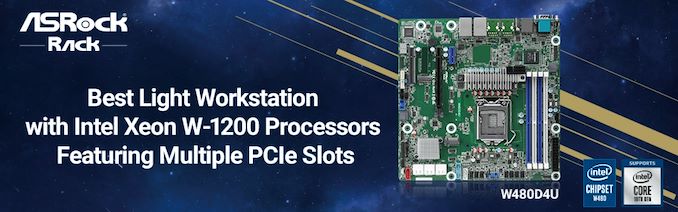 ASRock Rack Announces W480D4U, Micro-ATX for Intel Xeon W-1200