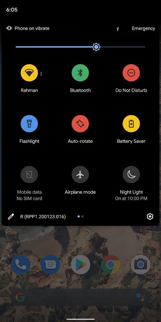 Google is testing multi-colored Quick Settings icons in Android 11