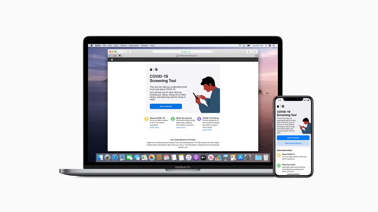 Apple Launches New COVID-19 Screening Tool