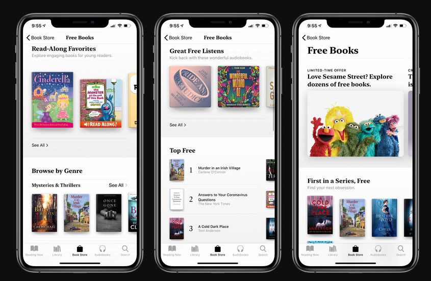 Apple now offering free books and audiobooks to users