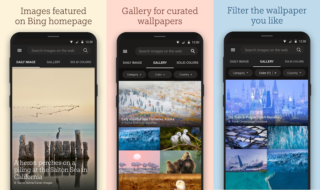 Microsoft releases dedicated Bing Wallpapers app for Android devices