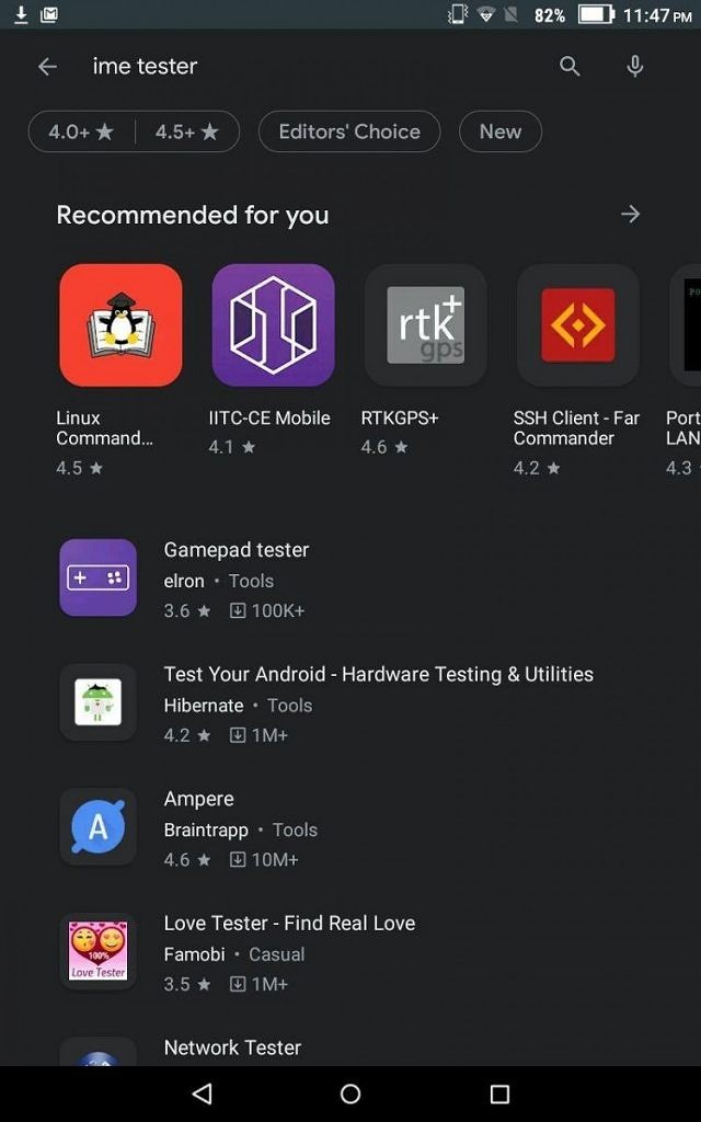 Google Play Store tests search filters for ratings, “Editor’s Choice,” and “new” applications