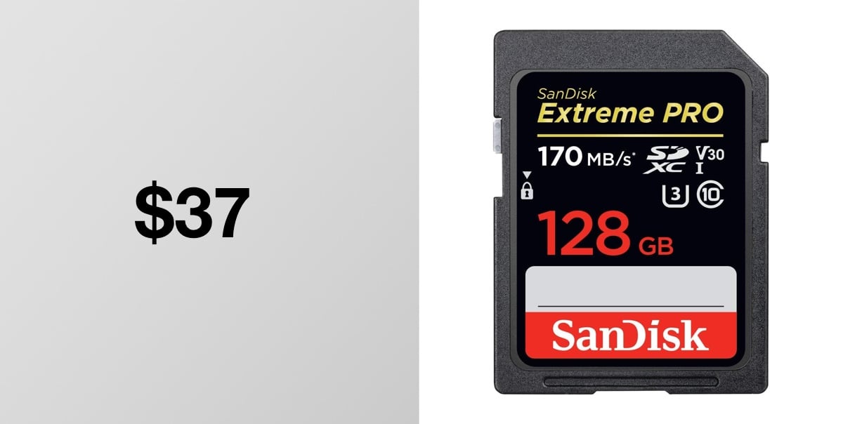 SanDisk Extreme PRO 128GB SD Card Currently Just $37, Perfect For 4K Mirrorless Cameras