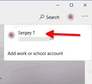 Sign in to Microsoft Store with Different Account in Windows 10