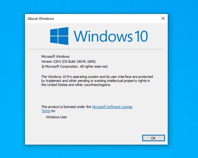 Microsoft: Windows 10 22H2 update will ship with a scoped set of features