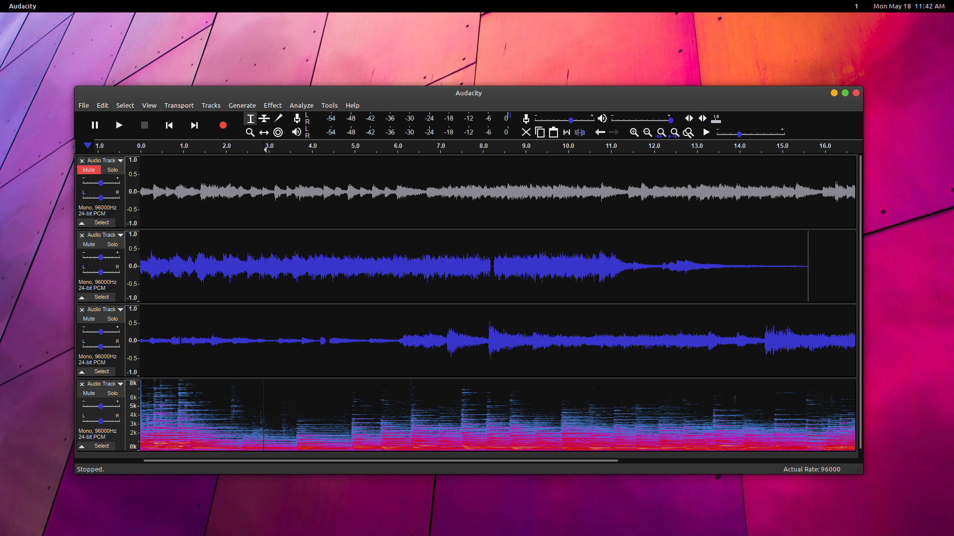 How to Give Audacity Audio Editor a Flat, Dark & Modern Look on Ubuntu