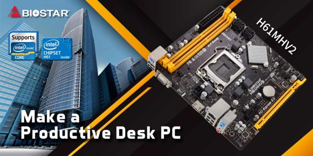 BIOSTAR Launches A Reboot of The H61 Series Motherboards!