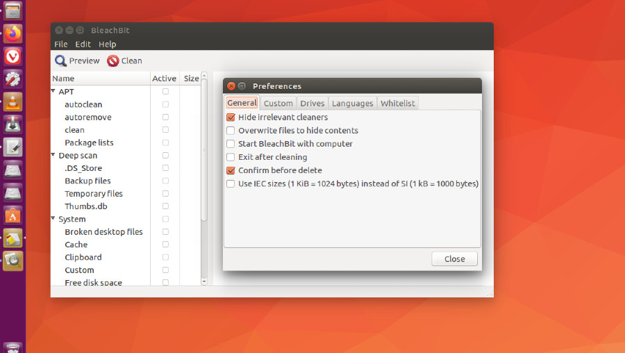 Install Bleachbit On Ubuntu To Clean Ubuntu Temp Files And Cache