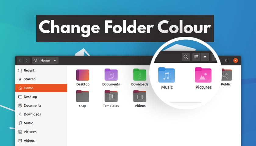 ‘Folder Color’ Now Works with Ubuntu 20.04 and the Yaru Icon Set