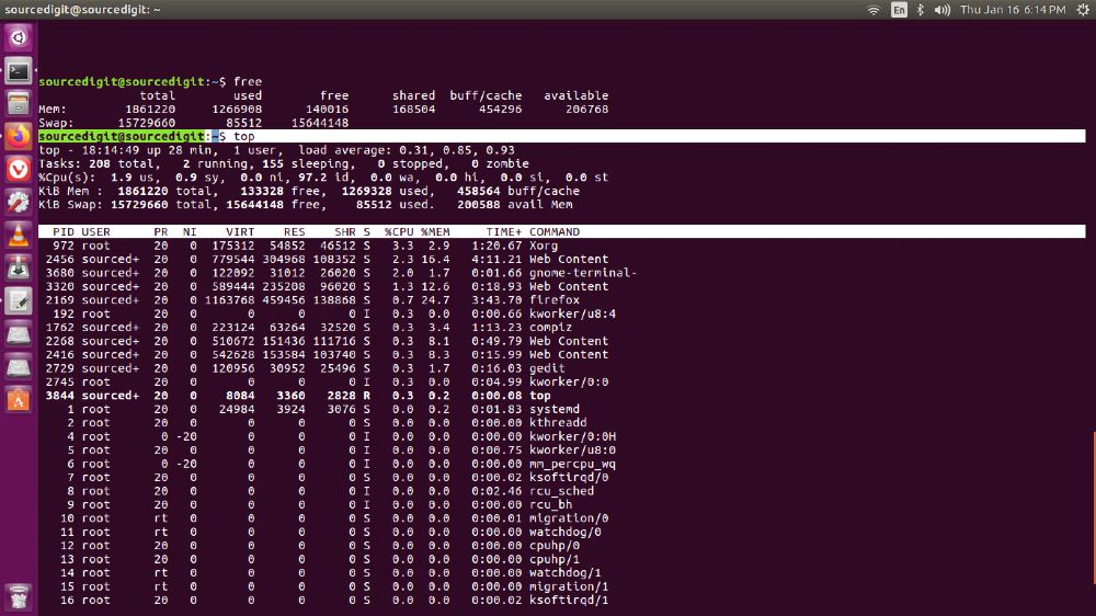How To Check Memory Usage In Linux Command Line