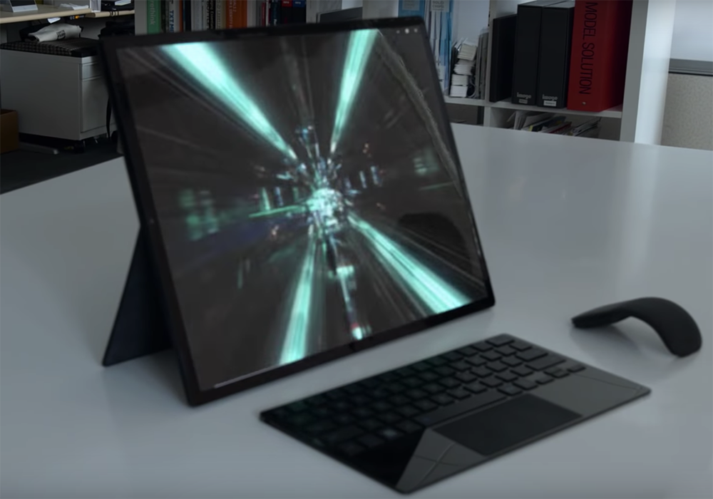 Intel’s Horseshoe Bend PC is a foldable laptop with a massive 17.3″ screen