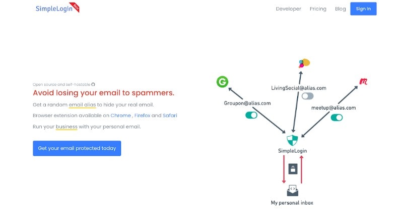 SimpleLogin: Open Source Solution to Protect Your Email Inbox From Spammers