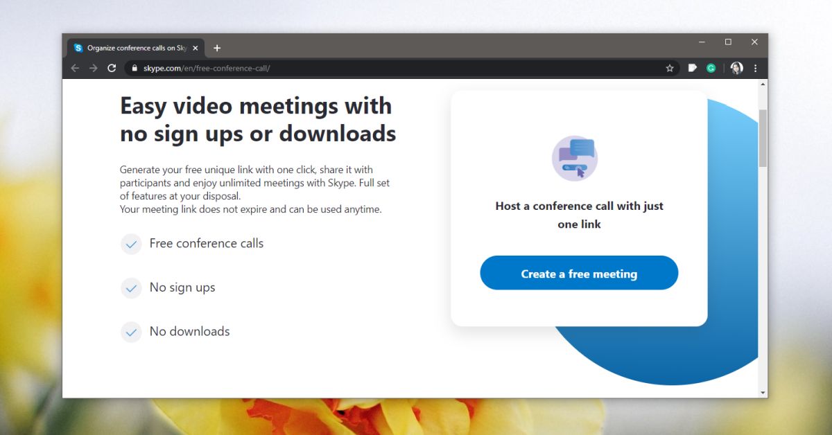 How to hold a Skype video conference that anyone can join
