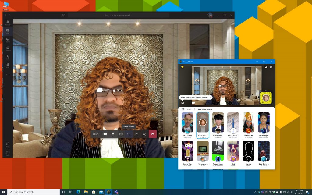 Here’s how to use Snapchat Camera on Windows 10 to spice up your Microsoft Teams calls