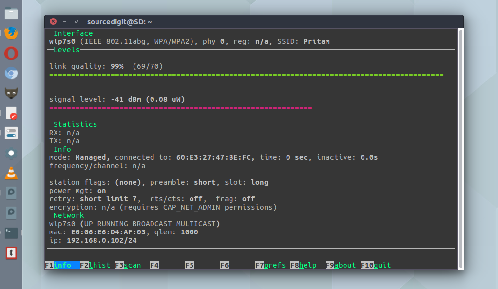 How To Check WiFi Signal Strength In Linux Ubuntu