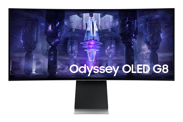 Samsung unveils 34-inch Odyssey OLED G8 ultra-wide gaming monitor