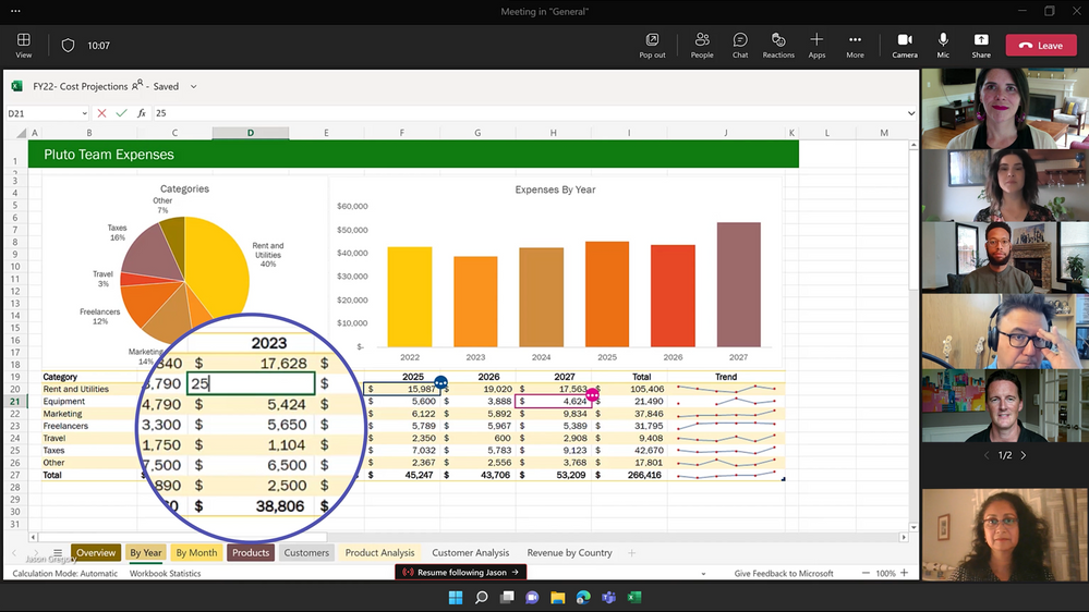 Microsoft Teams Meetings Now Let Users Collaborate on Excel Spreadsheets