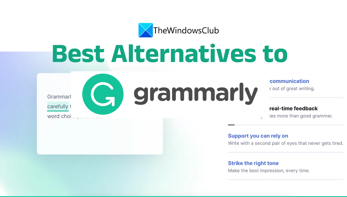 Best alternatives to Grammarly Spelling and Grammar checker