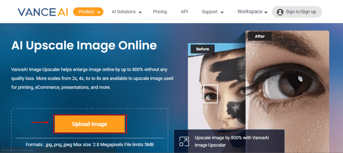 Create Best E-commerce Photography with VanceAI Image Upscaler