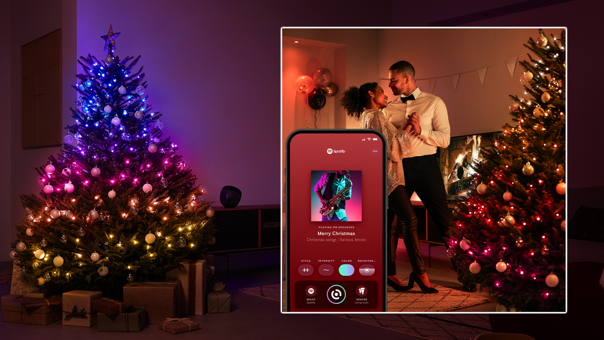 Philips Hue Debuts Its First Christmas Tree Smart Lights
