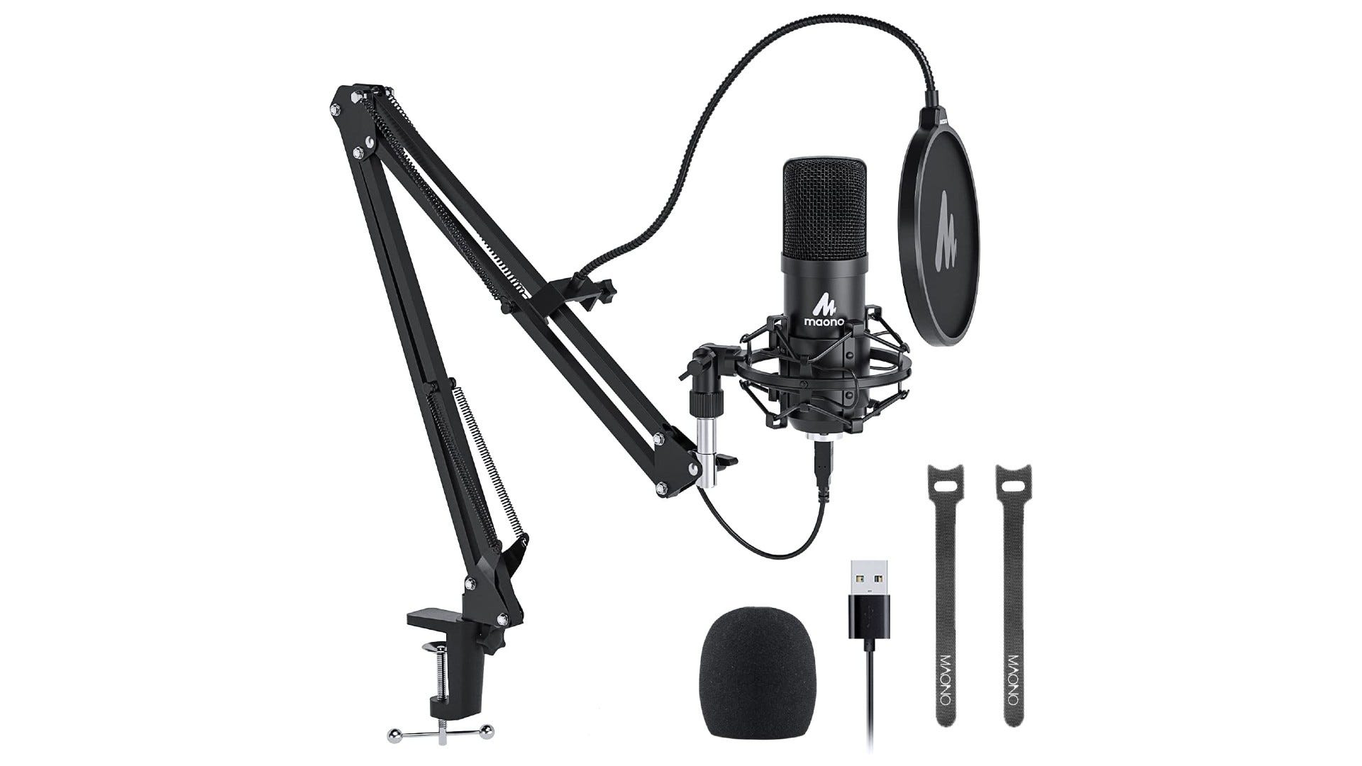 MAONO USB Podcast Microphone kit