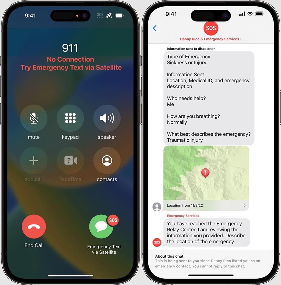 Apple’s adds support for Emergency SOS via Satellite to the iPhone 14 series