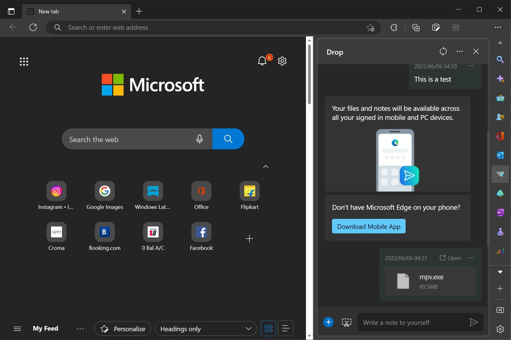 Microsoft Edge’s feature to share files between Windows 11, Mac, Android is getting even better