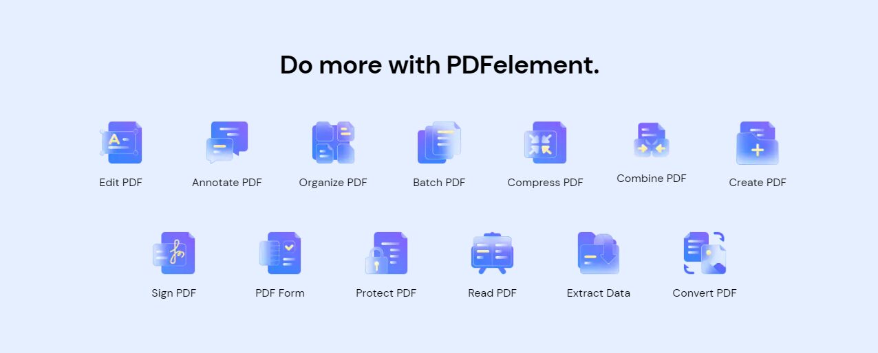 PDFelement features