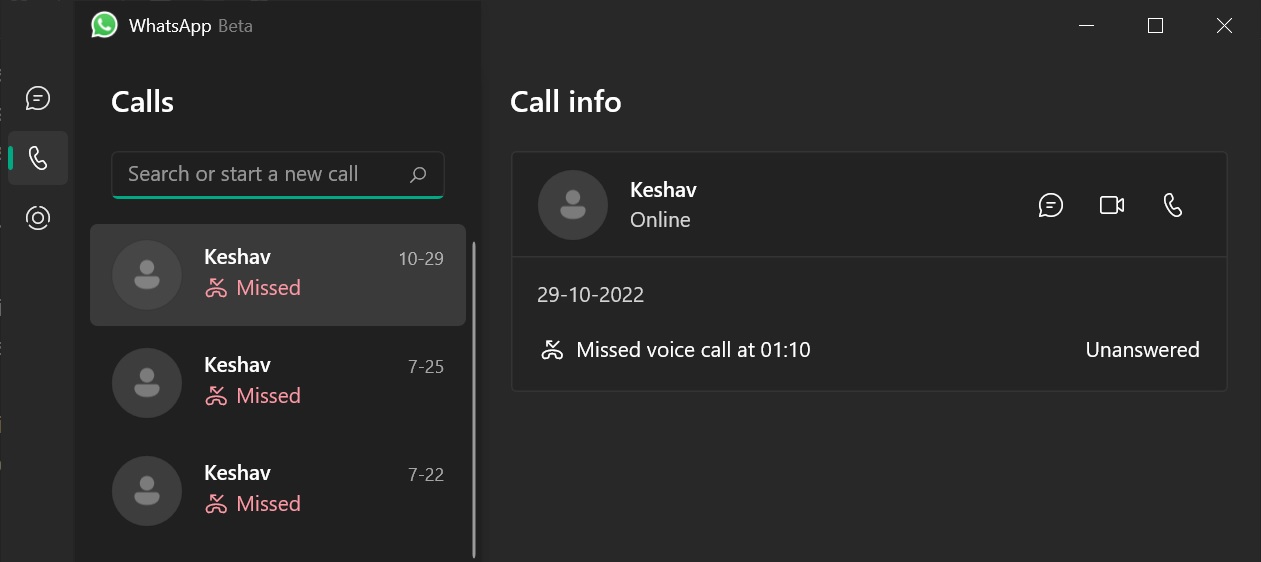 WhatsApp for Windows 11 is getting a dedicated “Calls” tab