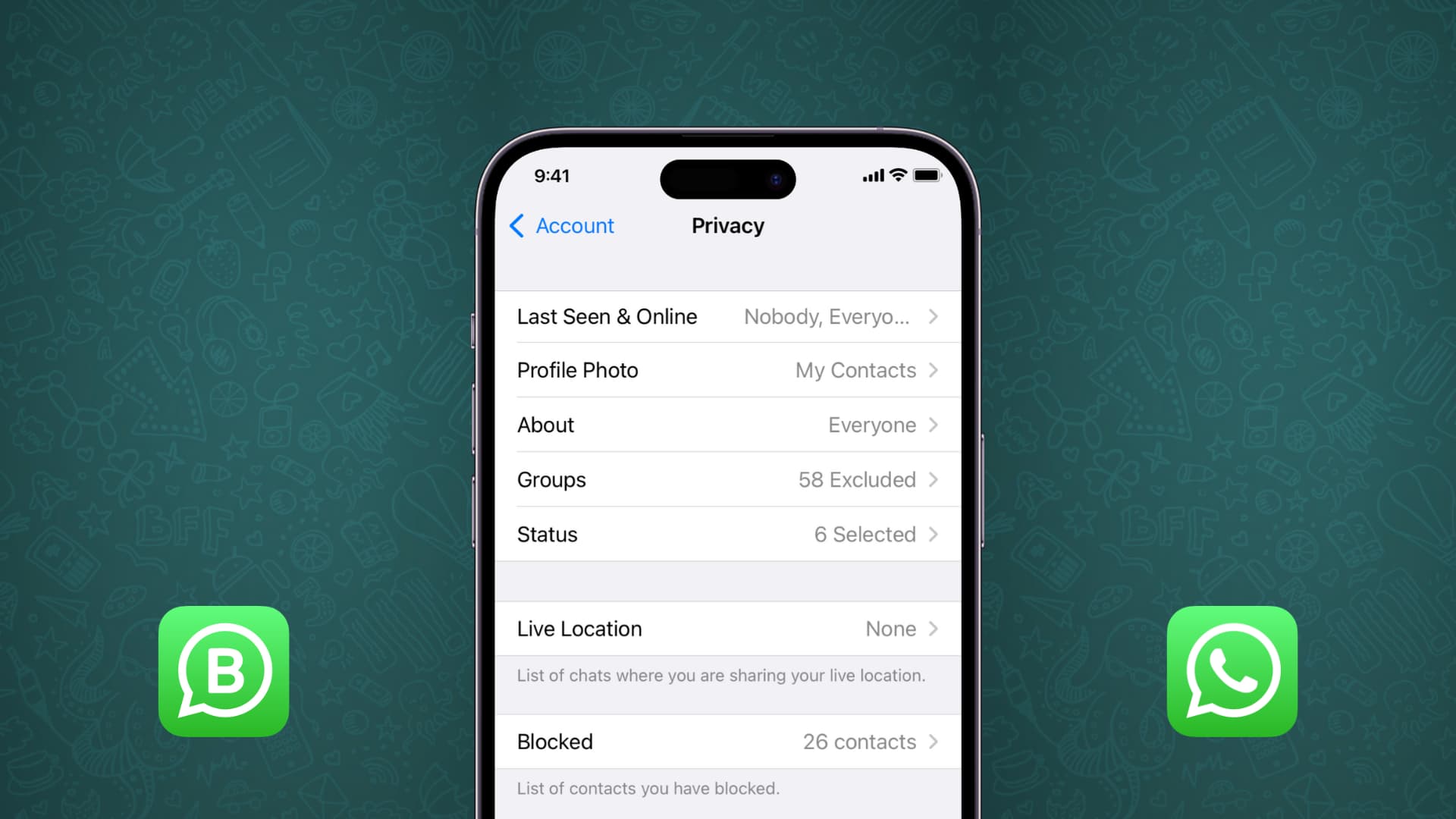 How to make your WhatsApp profile picture, stories, last seen, and online status private on iPhone