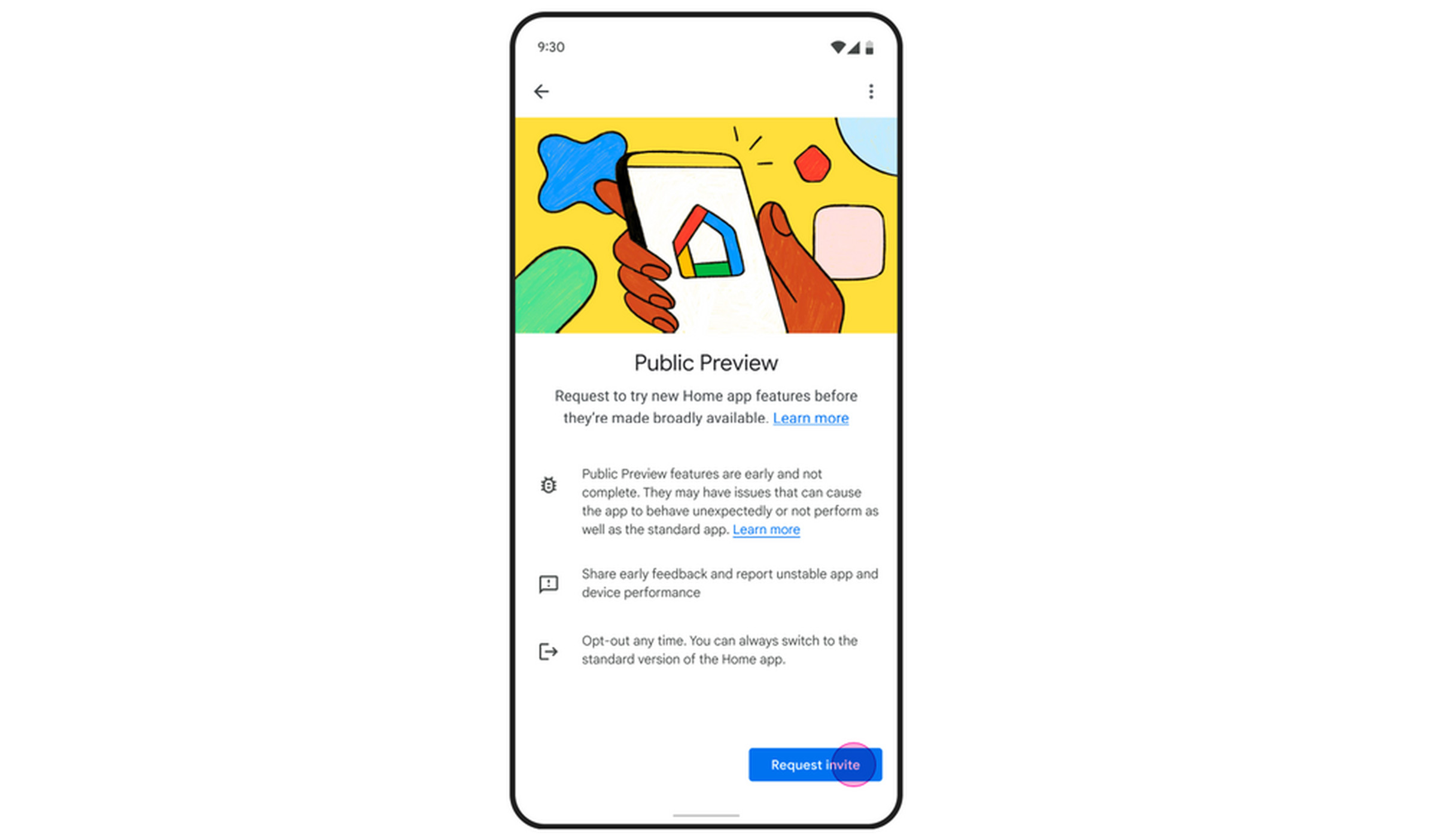 Now Google Home users can sign up to test the redesigned app
