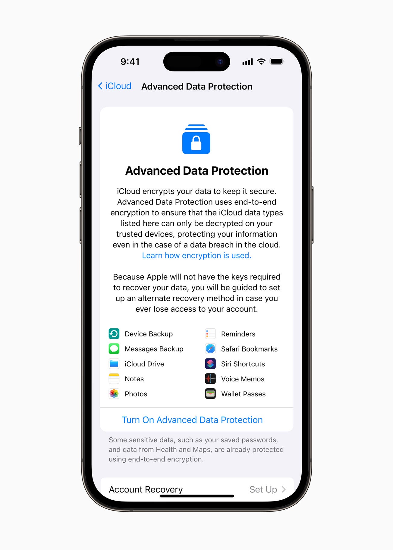 Apple Advanced Data Protection image