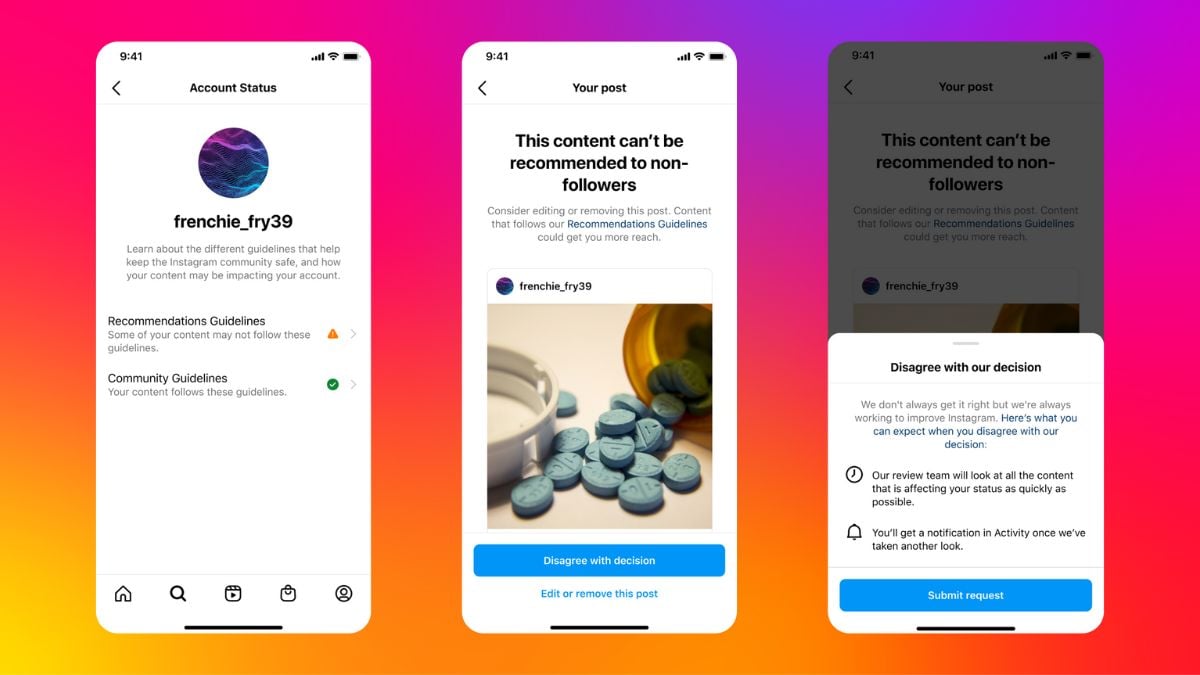 Instagram will now allow creators to check if their posts are being blocked for recommendations