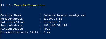 Things You Can Do with Test-NetConnection