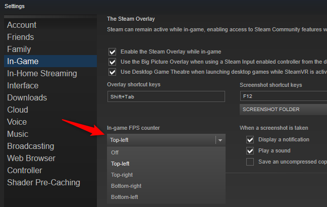Open Settings > In-Game, then enable "In-Game FPS Counter." 