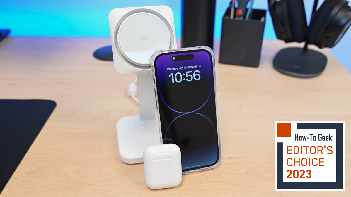 ESR HaloLock 2-in-1 Wireless Charger with CryoBoost