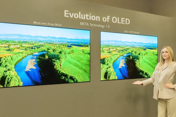 LG Display unveils 3rd gen OLED panel with META tech for future TVs, capable of over 2K-nit brightness