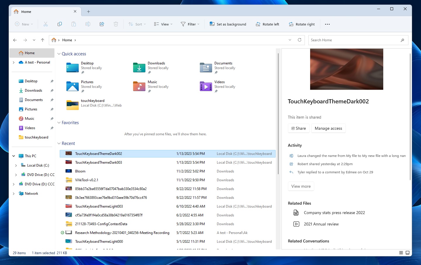 Hands on with Windows 11’s new leaked File Explorer with modern design
