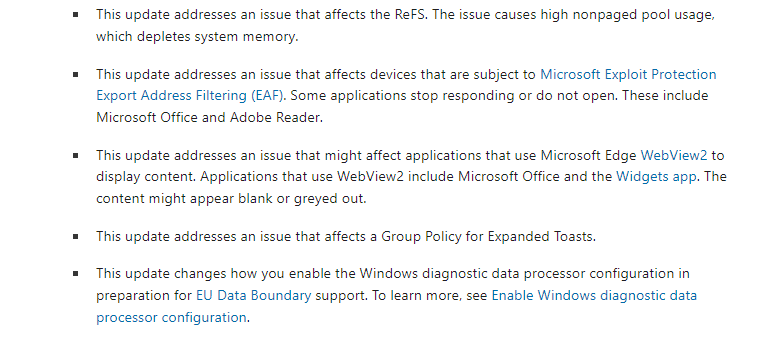 Windows 11 22H2 KB5022360 preview cumulative update improvements