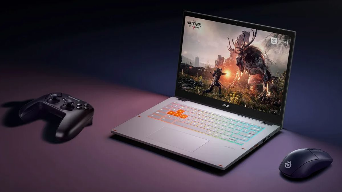 Asus Chromebook Vibe CX34 Flip is all about cloud gaming at CES 2023