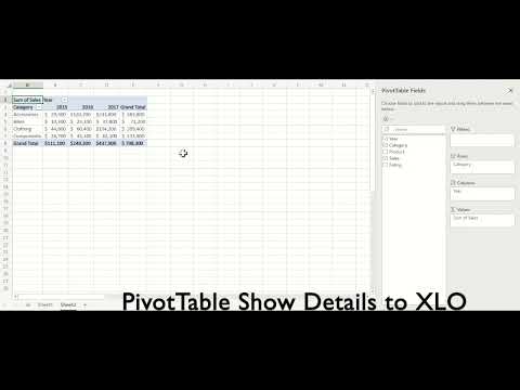 Excel gets PivotTable detail display for web, Power Automate for Windows and Mac