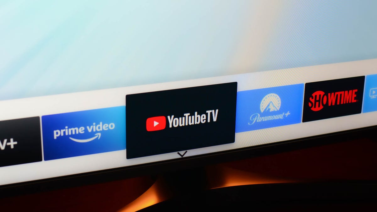 YouTube TV app on a Samsung smart TV