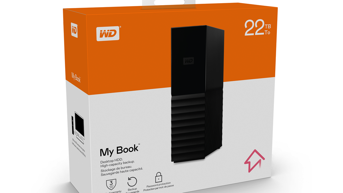 WD Goes Big with a Massive 22TB My Book Desktop Drive