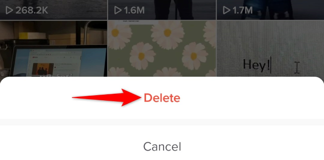 Choose "Delete" in the prompt.