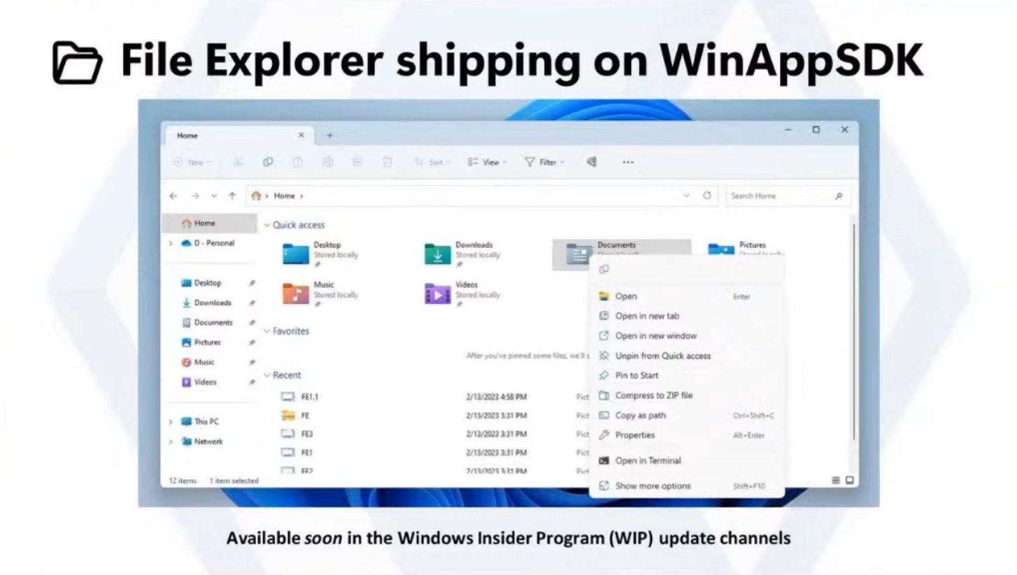 Microsoft teases a big File Explorer update for Windows 11