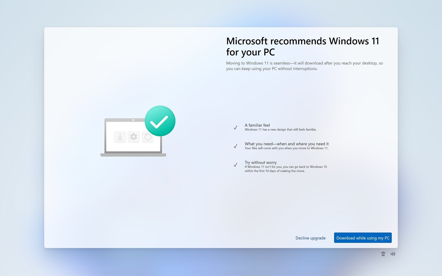Windows 11 upgrade alert page 3