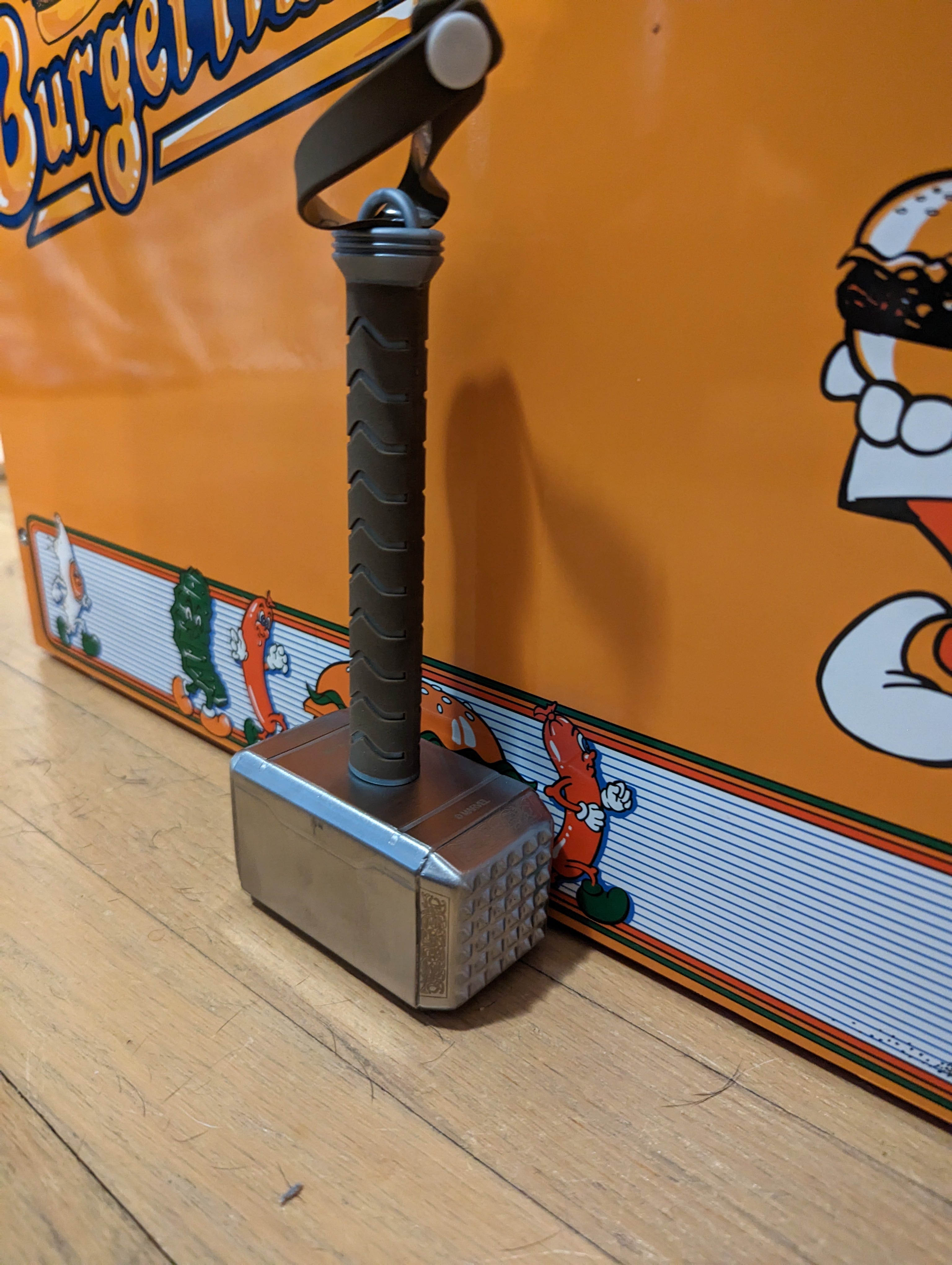 A tiny replica of Thor's Hammer