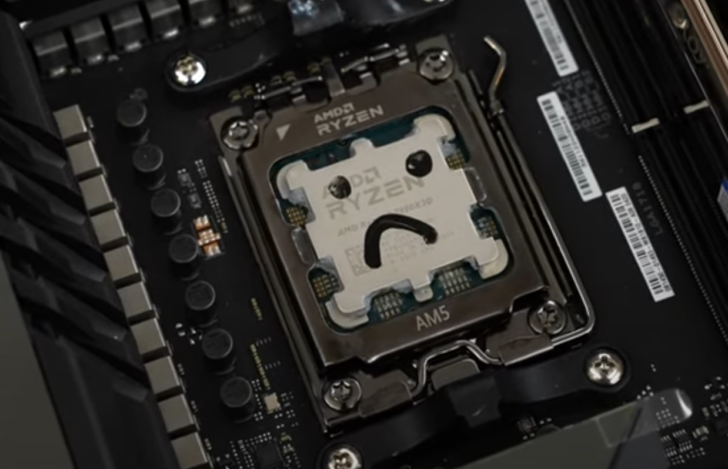 AMD Ryzen 9 7950X3D CPU Dies After Overclocker Pushes The Voltages Too Hard